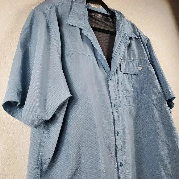 Men's Wrangler Short Sleeve Button Down Shirt Size XXL Casual Summer - Picture 4 of 7